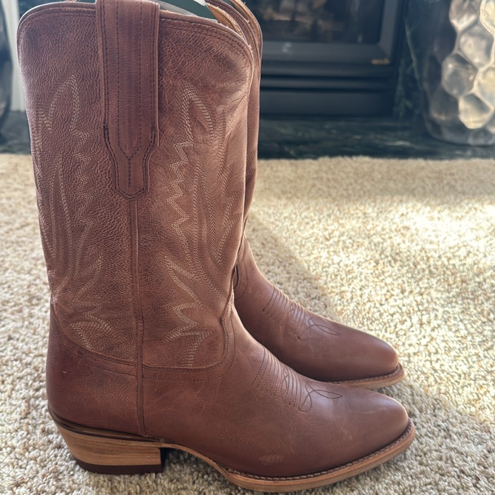 Tecovas Women's Brown Leather Boots - Picture 14 of 15